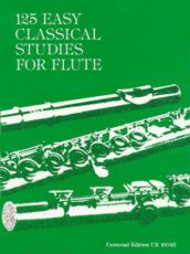 fluit 125 Easy Classical Studies for Flute