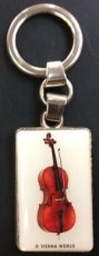 Sleutelhanger metaal: Cello