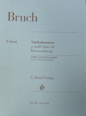 Bruch: Violinkonzert g-mol Opus 26 Klavierauszug