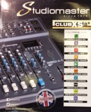 Mixing console: Studiomaster