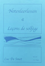 Notenleerboek deel 4 Luc De Smet