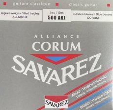 snaren savarez klassiek corum rood blauw Gemengd