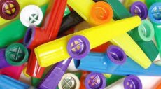 Stagg colored kazoo plastic