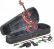 Stagg elektrische viool set Rood