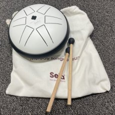 Tong drum: wit 5.5” met hoes